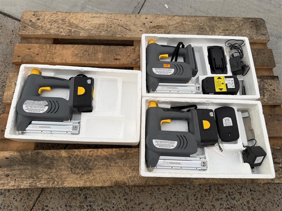 18V DC Cordless Nail Gun x 3 units