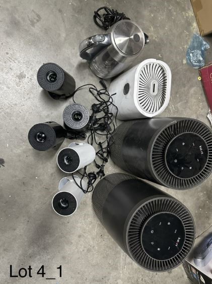 END OF LEASE AUCTION: 5x Projector, 3x Air purifier, 1x Kettle
