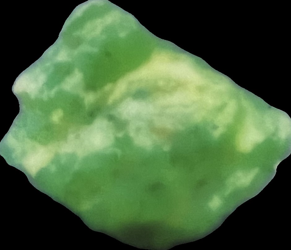 20 carat rough natural emerald certified