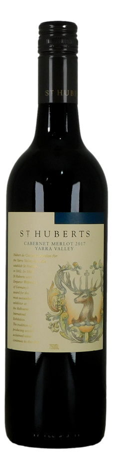 St Hubert's Cabernet Merlot  2017 (1x 750mL), AUS.