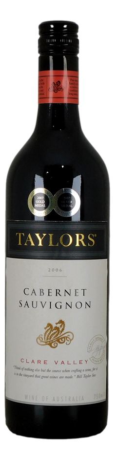 Taylors Wines Cabernet Sauvignon 2006 (1x 750mL), AUS.