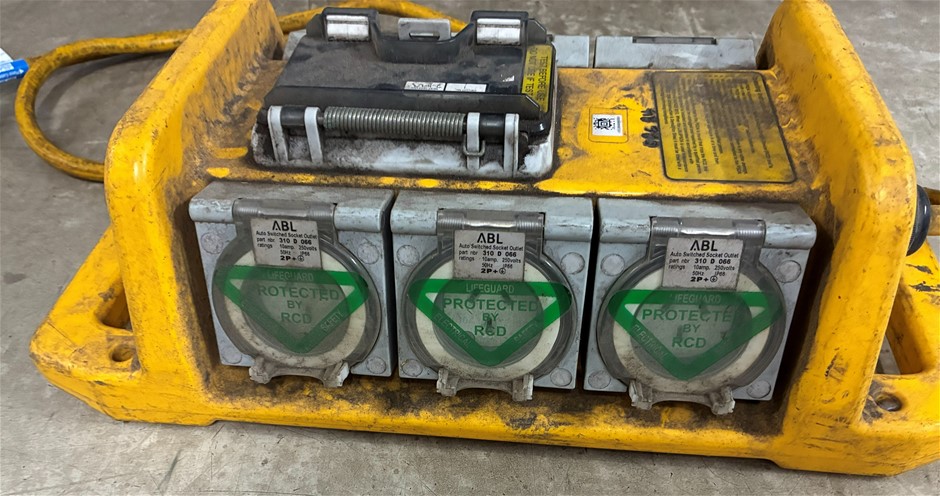 Earth Leakage Box - 6 Outlet - 15amp - IP66 - Mackay