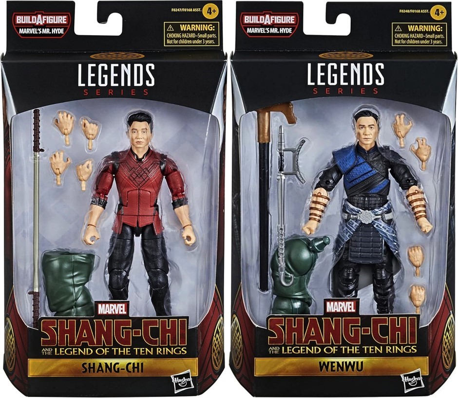2 x Marvel Legends The Legend Of The Ten Rings: 6-inch Action Figures, Shan