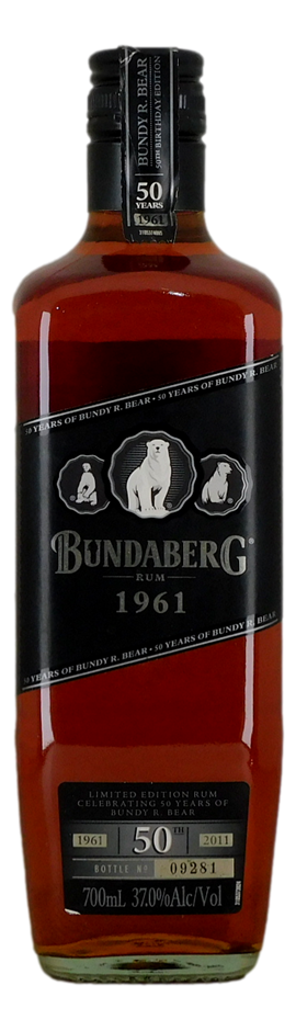 Bundaberg Rum 1961 Three Bear #09281 (1x 700mL), QLD.