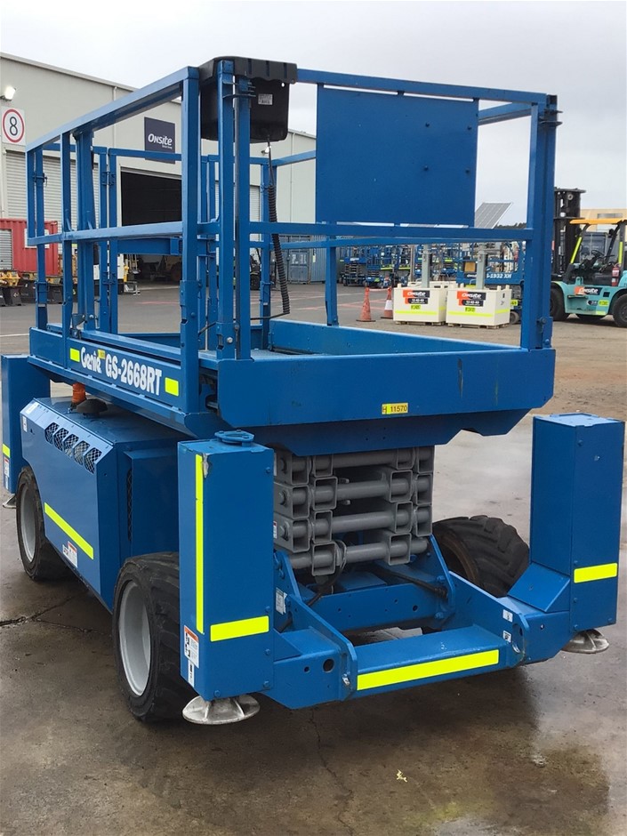 2011 Genie GS2668RT Scissor Lift - 26ft (7.9m) - Diesel - Bunbury