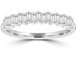 9K WHITE GOLD 0.20CT HI I1 DIAMOND RING