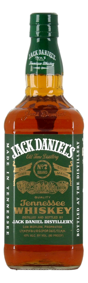 Jack Daniel’s Old No. 7 Tennessee Whiskey (Green Label) (1x 1L) USA