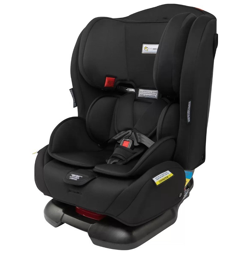 INFASECURE Legacy Convertible Car Seat, 0 To 8 Years, Black.