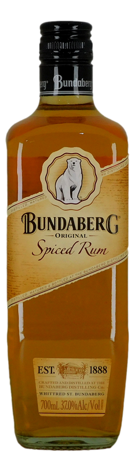 Bundaberg Rum Spiced Rum (original label ) (1x 700mL), QLD.