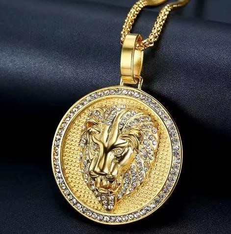 Italy 925 Silver Hip Hop Men's Necklace (Stamps)-Free Chain