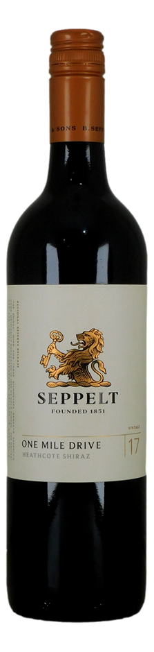 Seppelt One Mile Drive Shiraz 2017 (1x 750mL), AUS.