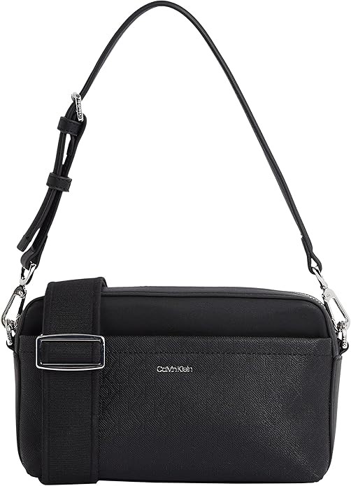 CALVIN KLEIN Women's Must Convertible Mono Camera Bag, Black (BEH), K60K613