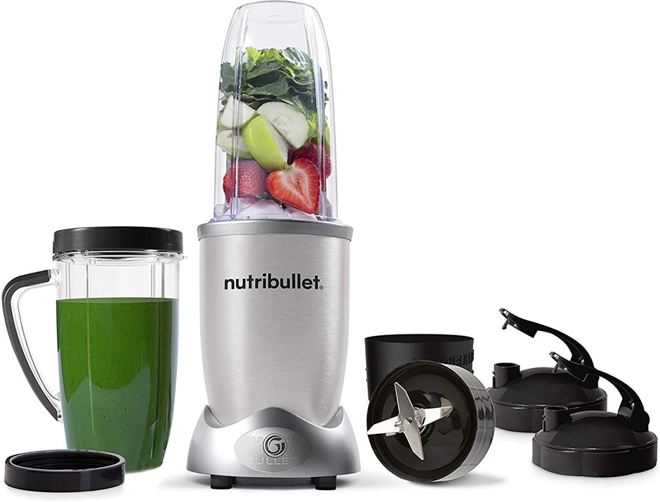 NUTRIBULLET Blender 10 Piece Set, 1200W Series, Colour: Silver, N12-1007. N
