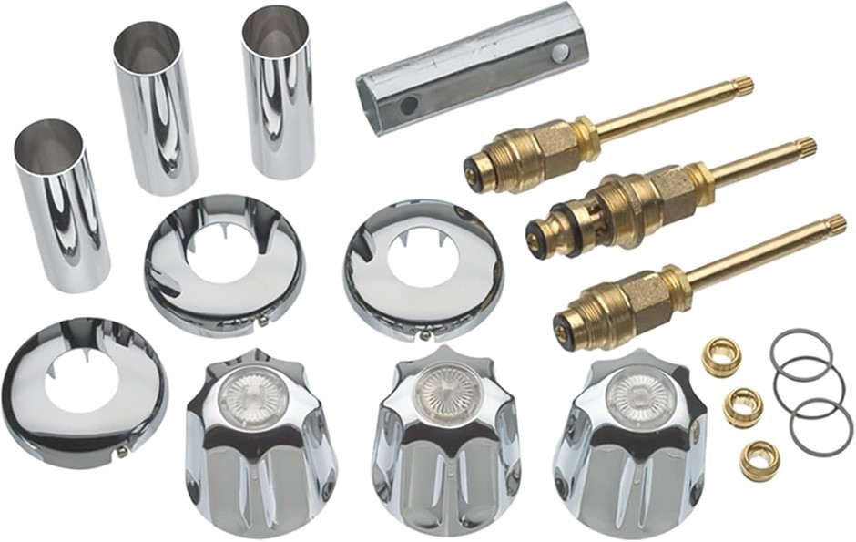 DANCO 39617 Trim Kit for Gerber Triple-Handle Tub and Shower Faucets.