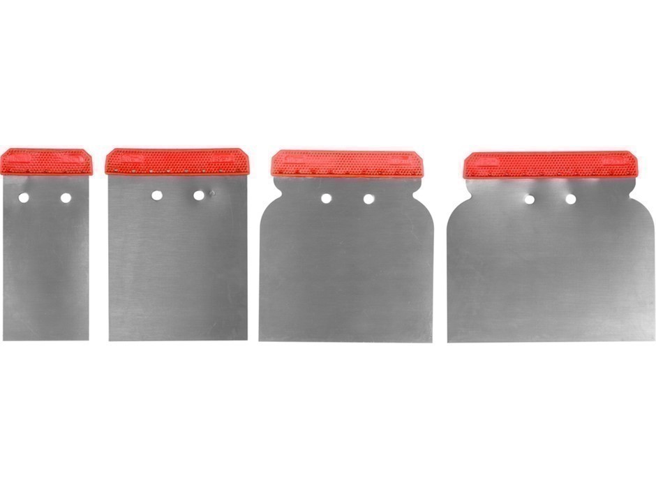 5 x VOREL 4pc Stainless Steel Scraper Sets.
