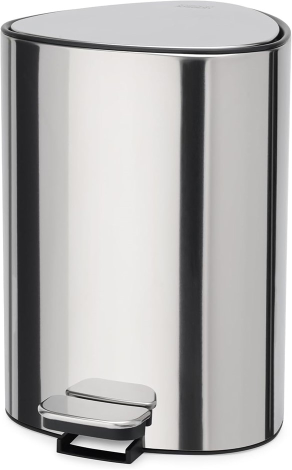 JOSEPH JOSEPH Easystore Luxe Stainless Steel 5 Litre Pedal Bin With Bin Lin