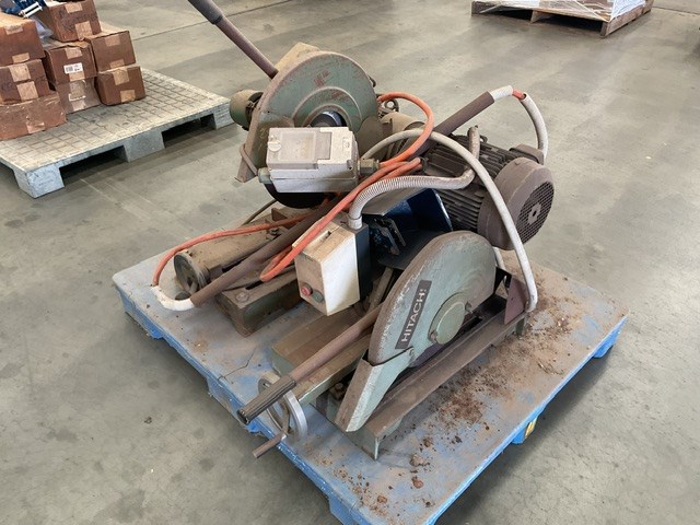 <p>Hitachi And A FlexVit F16 3 Phase Drop Saws </p>