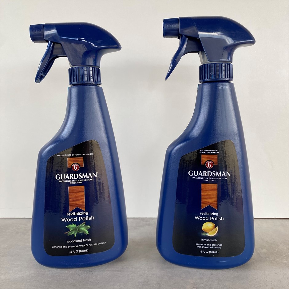 2x Guardsman Revitalizing Wood Polish Sprays 473ml