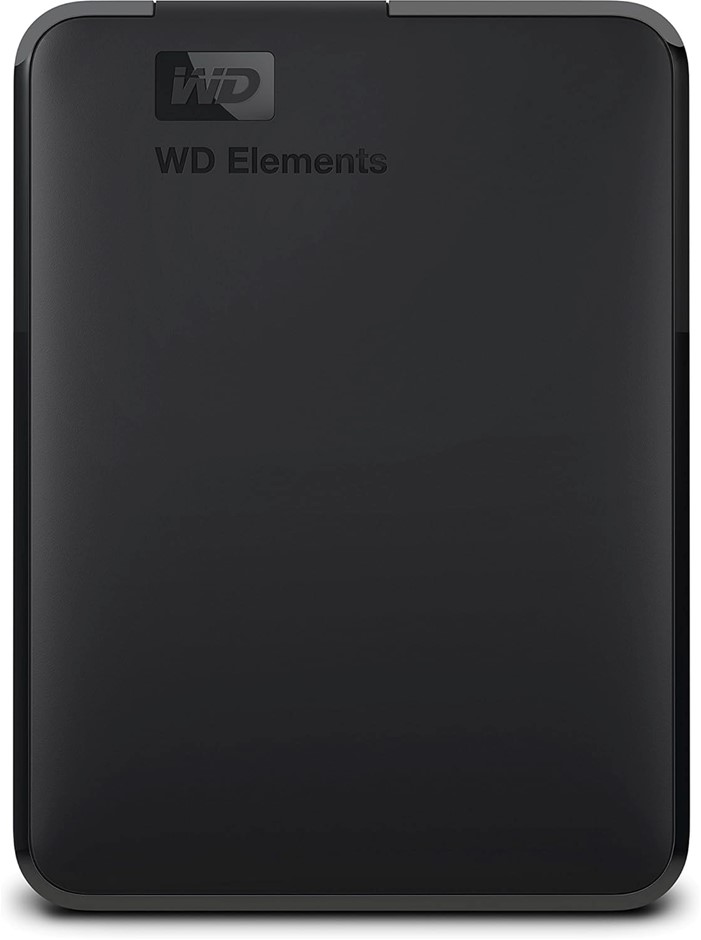 Western Digital 2.5 inch 3TB USB3 External Portable Drive, Black. NB: Used,