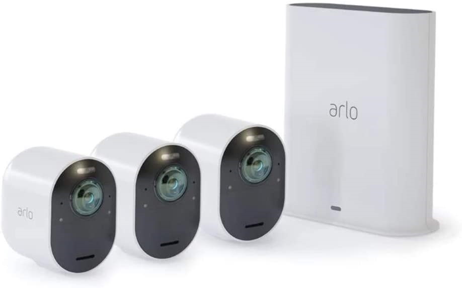 ARLO Ultra 4K UHD Wire-Free Security 3 Camera System, Features Colour Night