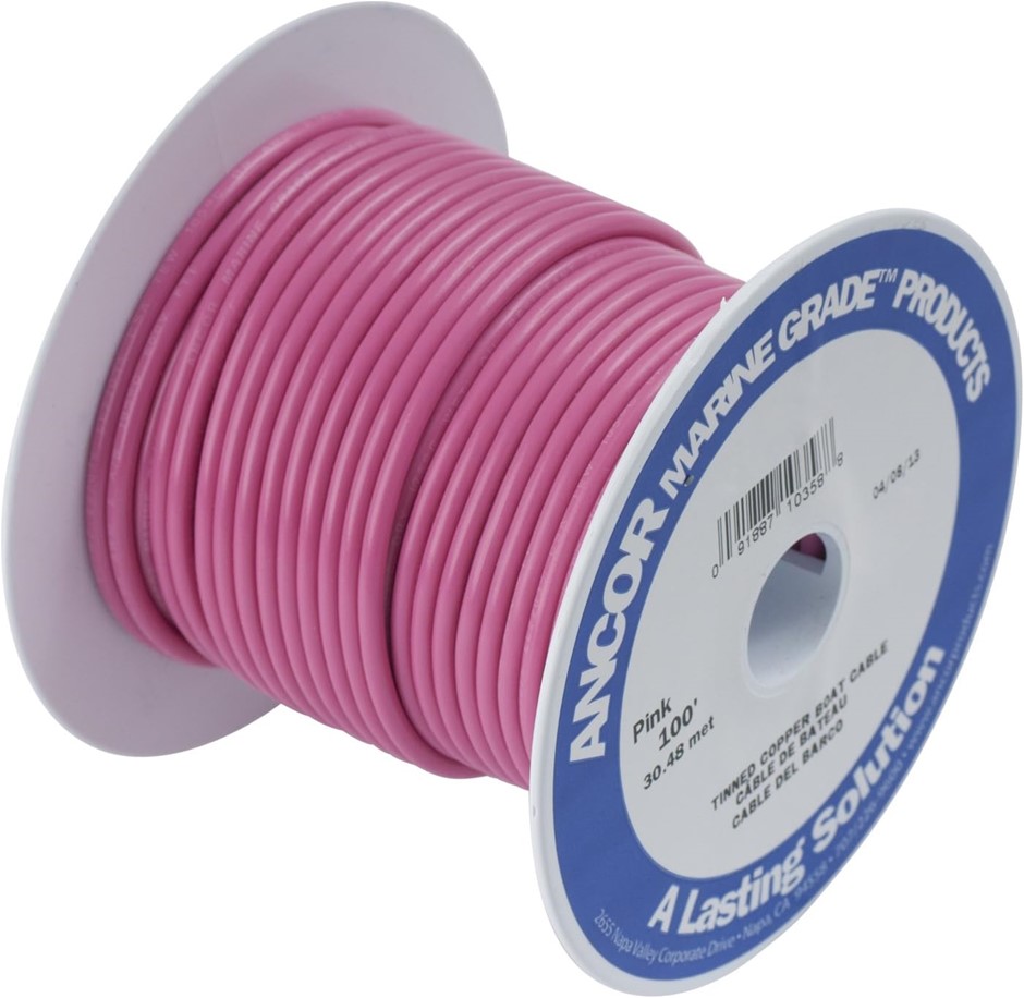 ANCOR Marine Grade Primary Wire and Battery Cable, 16AWG/250FT.