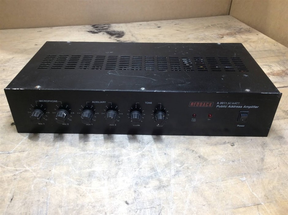 Redback A 2011 60W Public Address Amplifier