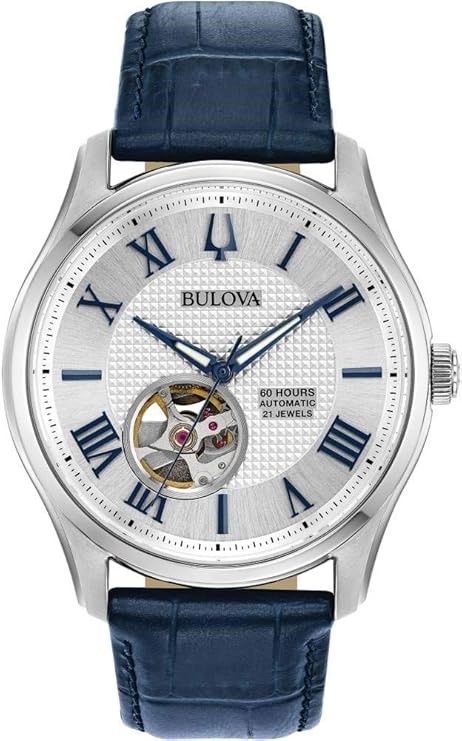 BULOVA Men's Classic Wilton 26-Jewel Automatic Watch, 40 Hour Power Reserve