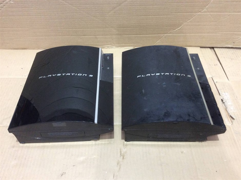 Sony PlayStation 3 PS3 Gaming Console (Lot of 2)