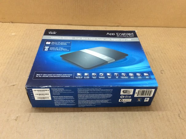 Cisco Linksys EA4500 Dual-Band N900 Router with Gigabit and USB