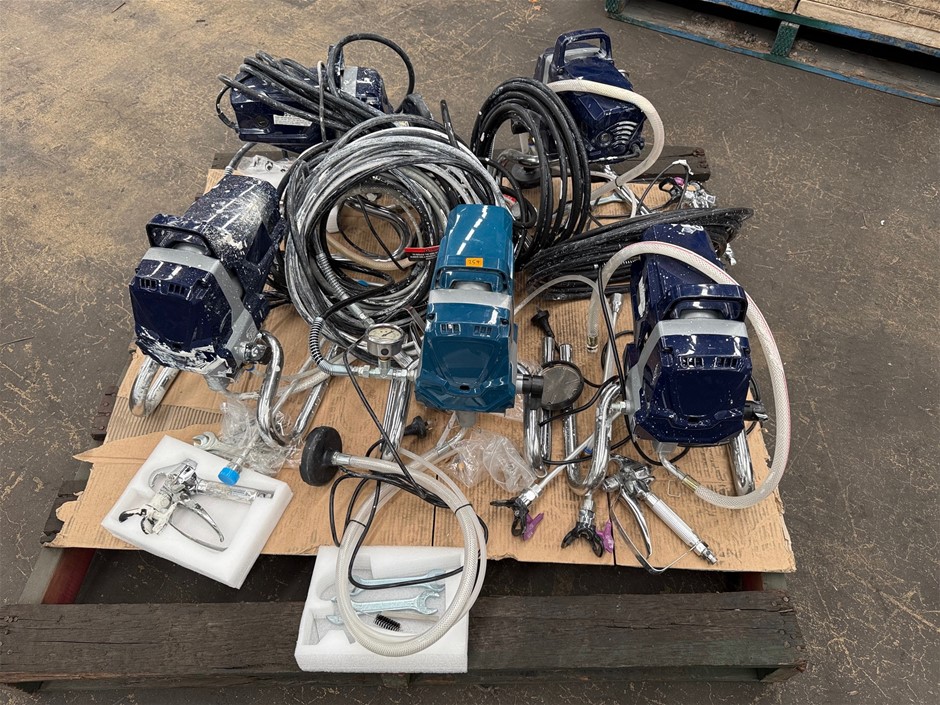 Airless Spray Station 1100W x 5 units