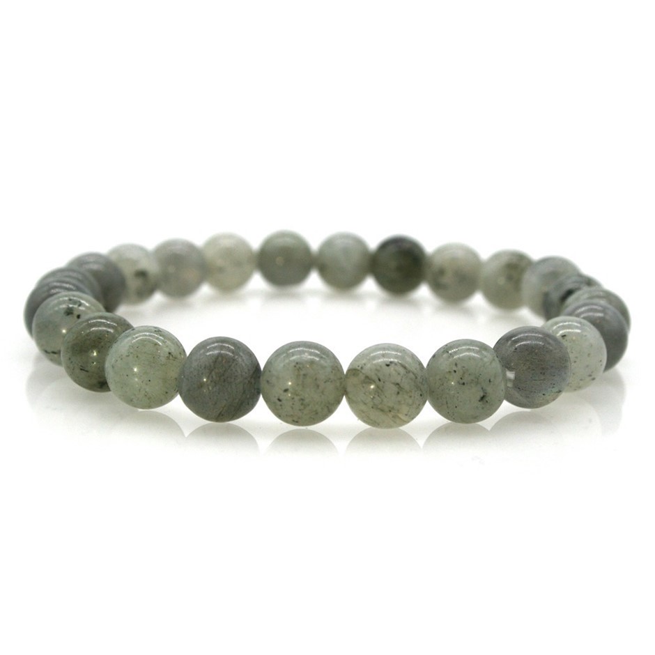 8mm Gorgeous Labradorite Gemstones Beaded Bracelet