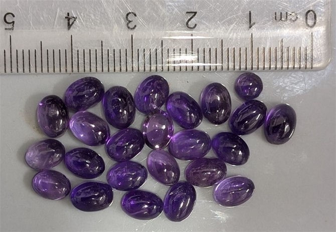 20 Carats cabochon cut AMETHYST Gemstones