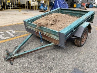 John Papas Single Box Trailer