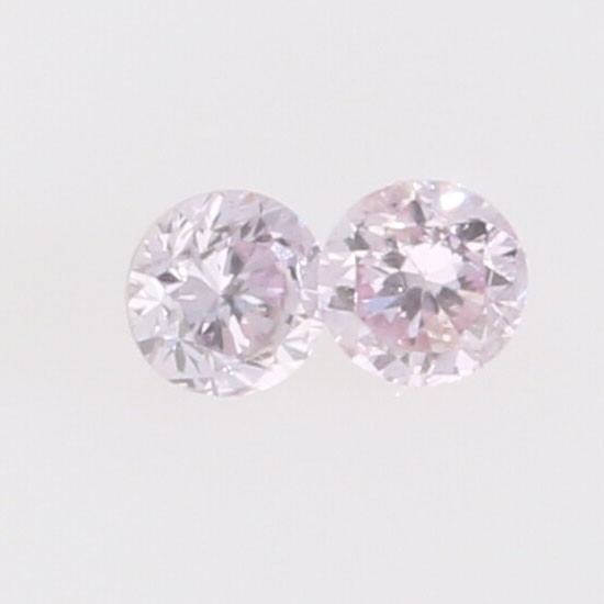 0.024ct (2pcs) Fancy Pink Diamonds. WA Origin