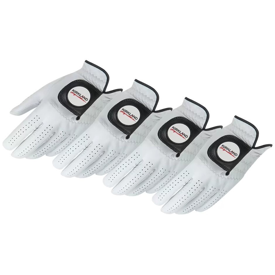 SIGNATURE Mens Premium Golf Left Gloves, Medium, 4-Piece. NB: Damaged packa