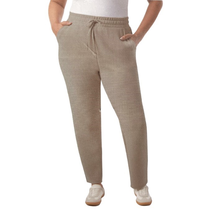 2 x 32DEGREES Women's Sueded Tech Pants, Size XL, Beige.