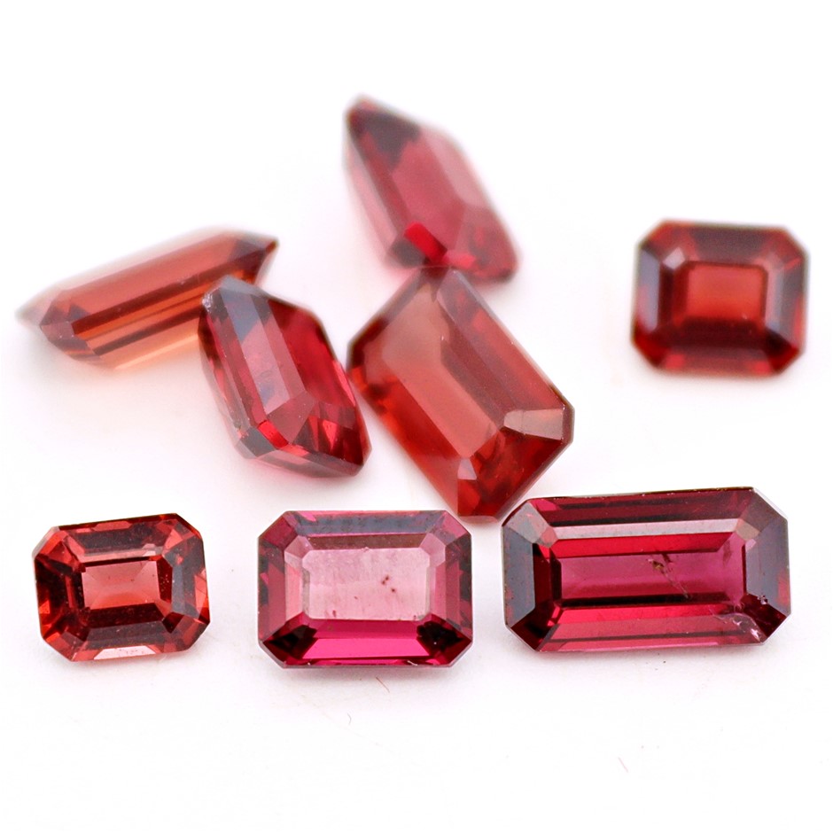 8.10 Carats Red Rhodolite Garnet Parcel