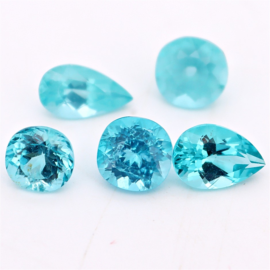 4.24 Carats Neon Blue Apatite Parcel