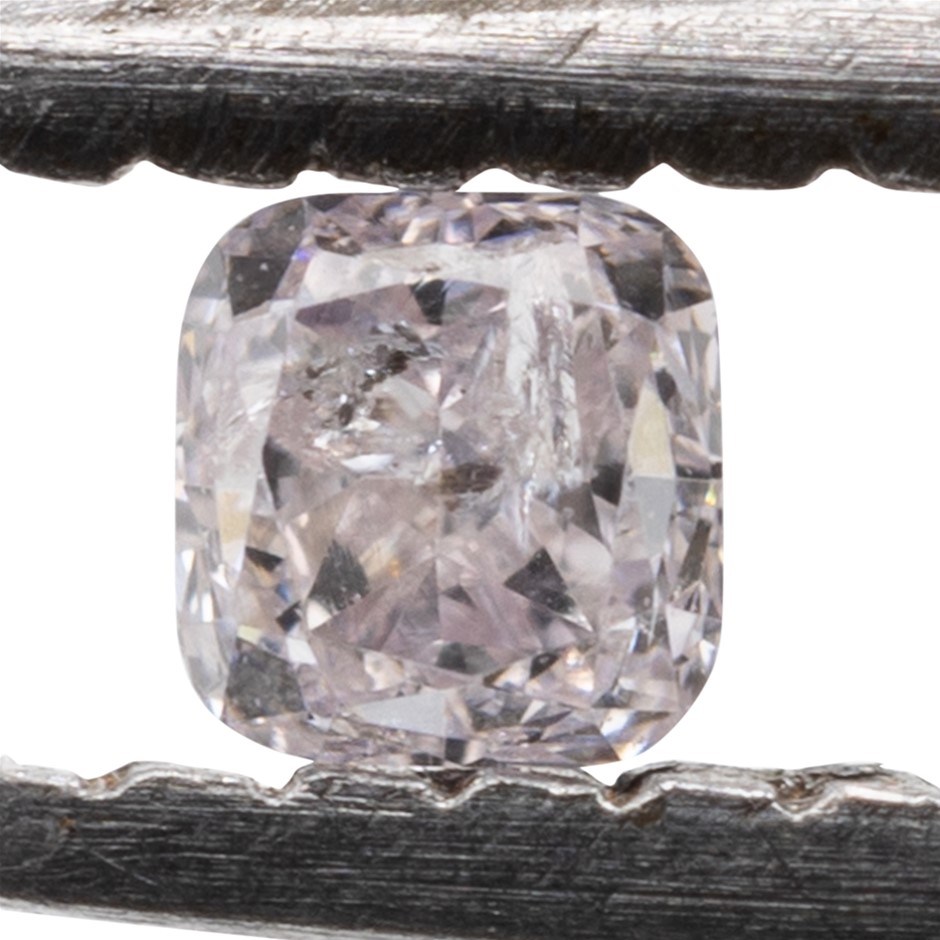 0.06ct Natural Untreated Pink Diamond