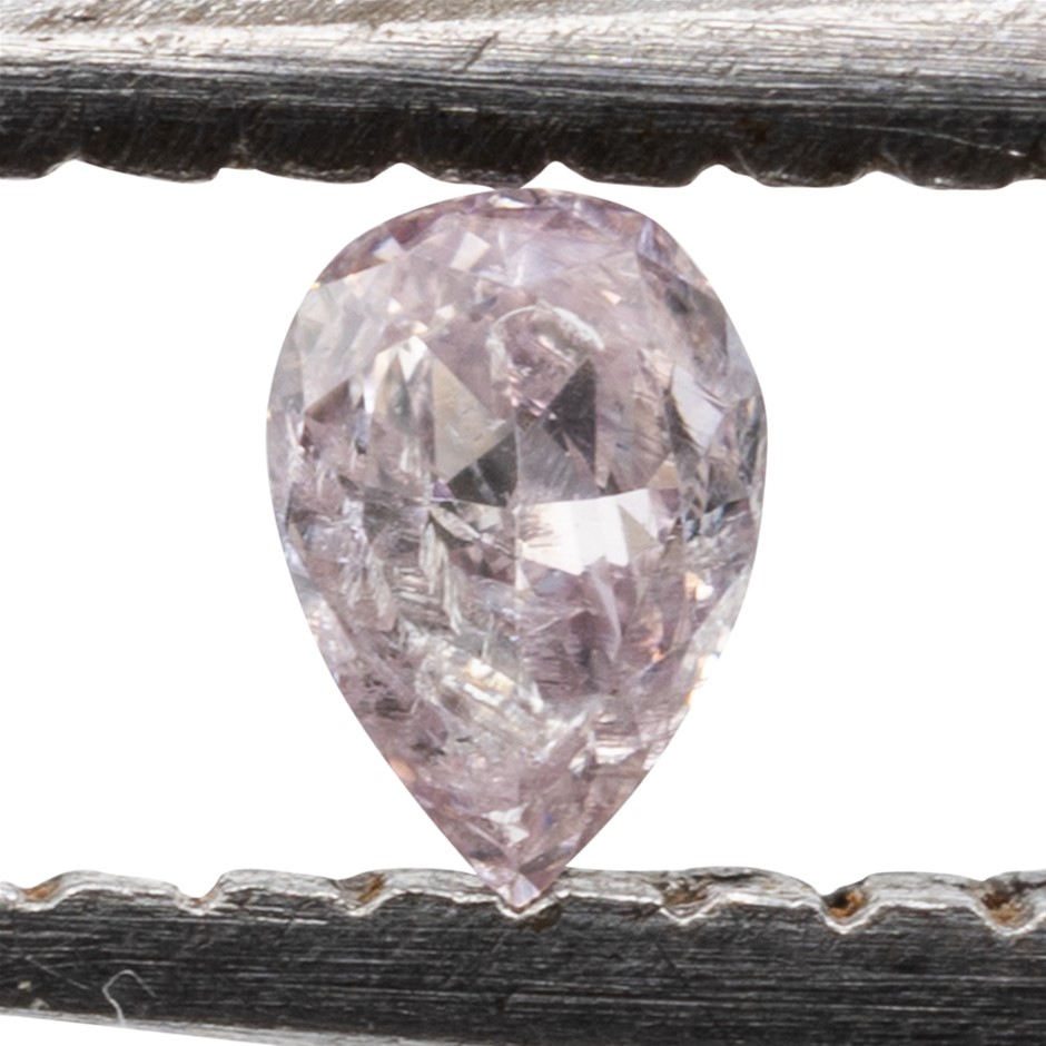 0.04ct Natural Untreated Pink Diamond