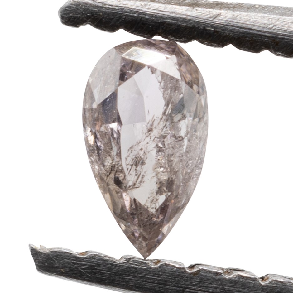 0.07ct Natural Untreated Champagne Pink Diamond