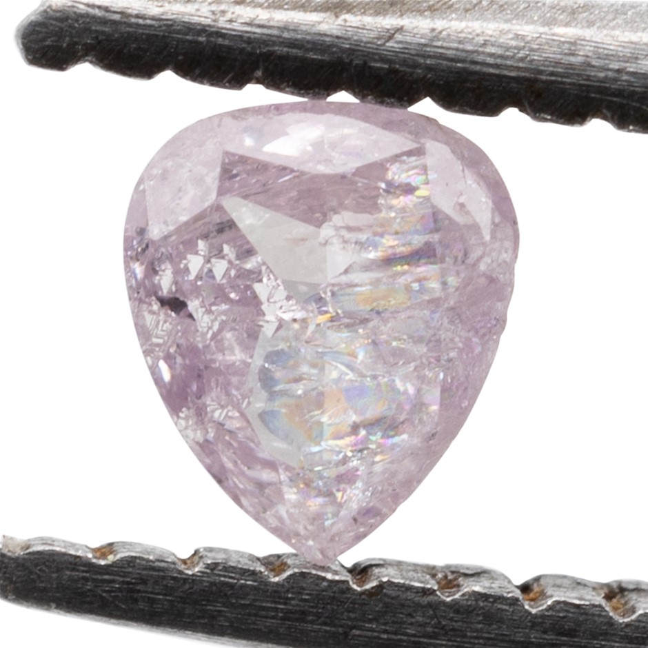 0.09ct Natural Untreated Pink Diamond