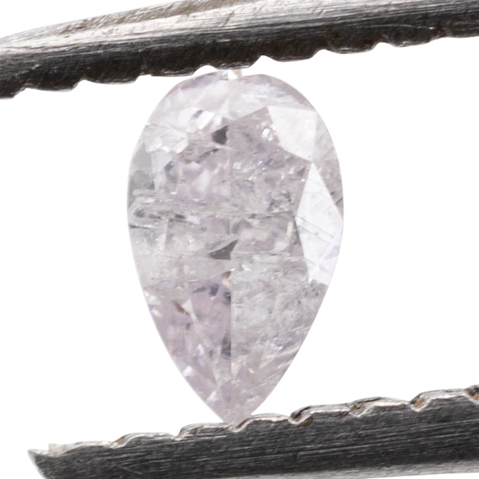 0.08ct Natural Untreated Pink Diamond
