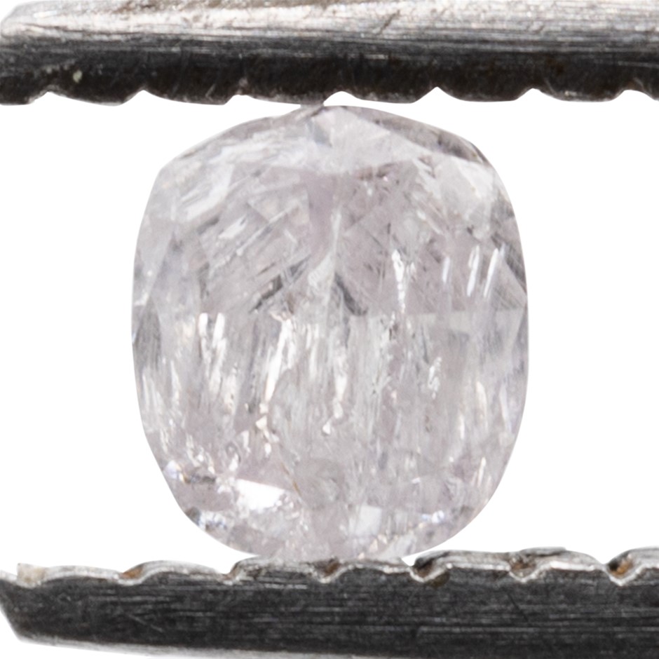 0.10ct Natural Untreated Light Pink Diamond