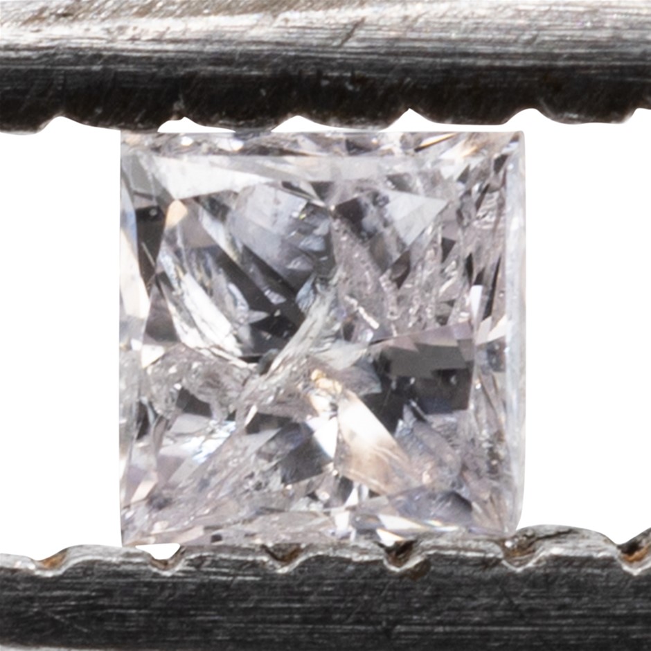 0.07ct Natural Untreated Light Pink Diamond