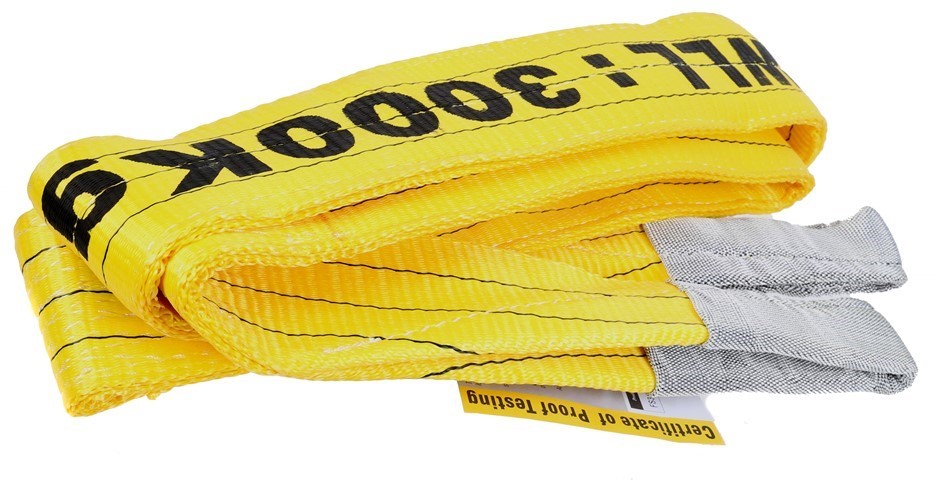 Flat Webb Lifting Sling, WLL 3,000kg x 3M (With Test Cert).