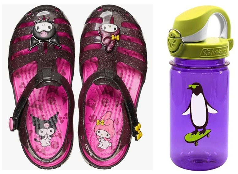 BUNDLE of 2 items: CROCS Kids Limited Collaboration Hello Kitty and Friends