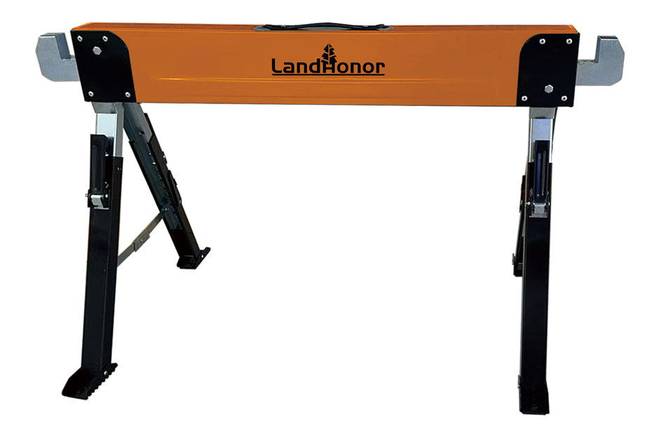 Unused 2025 Landhonor 2 Pack Adjustable Folding Sawhorse LHR-ASH42