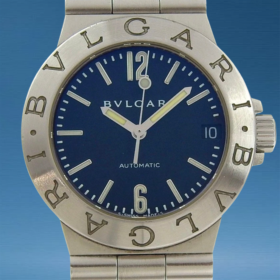 Bvlgari LCV29S 30mm Automatic Steel Black Dial WxO & COA