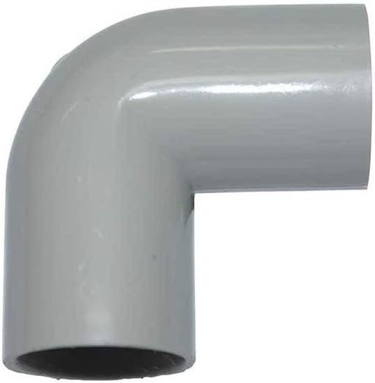 18 x TRIPAC FASTENERS 90 Degree Elbow Bend, 20 mm Size, Grey.